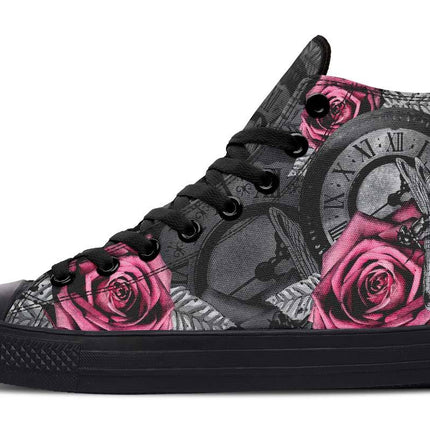 Printed Couple High-top Canvas Shoes
