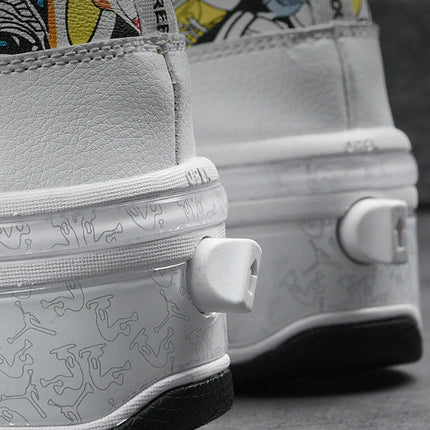 Shoes Transformative Shoes Four-wheel Dual-use Skates Double-row Heelys Roller Skating The Skating Shoes