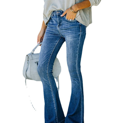 Temperament Slender Flared Women's Jeans