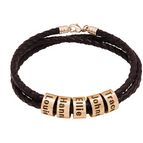 Rose gold brown rope