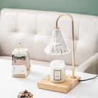 Clear light morning glory / Solid wood base / US