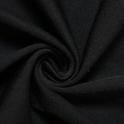 Back Mesh Pierced Air Quality Temperament Slit Dress