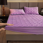 Lilac Purple / 90x200cm Single Fitted Sheet