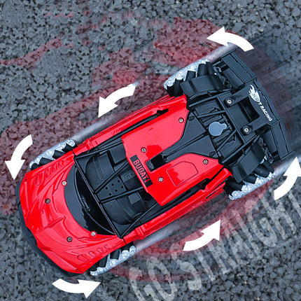 Alloy Remote Control Stunt Spray Car With Light And Sound Effects