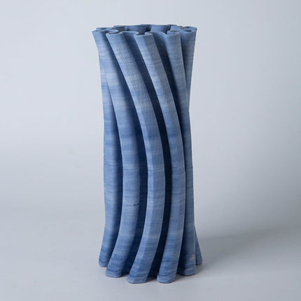 Blue And White Ceramic Large Vase Model Room Living Room Decoration Flower Arrangement