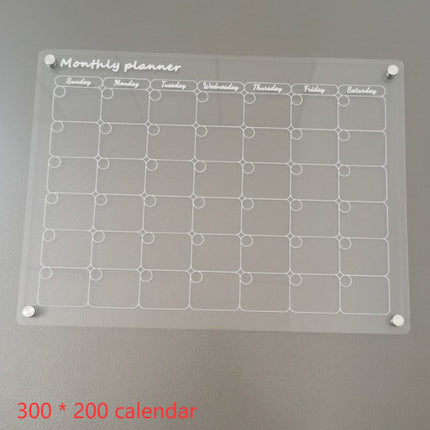 Acrylic Message Board Note Board Exhibition Board