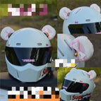 White pink bear