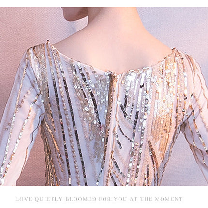 Elegant Catwalk Party Dress Host Back Door