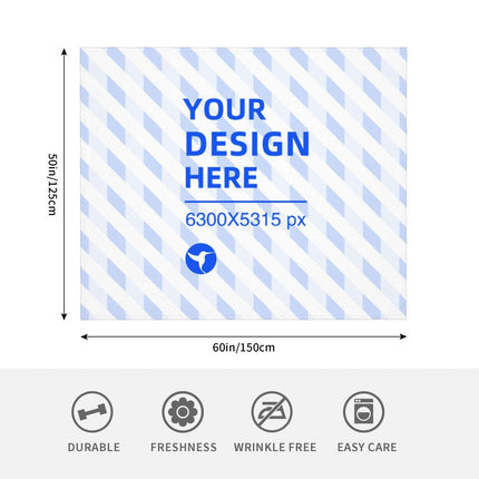Create Your Own Horizontal Flannel Skin-Friendly Breathable Blanket Cover