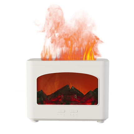 Desktop 3D Fireplace Simulation Flame Aroma Diffuser Household Hotel Usb Air Humidifier