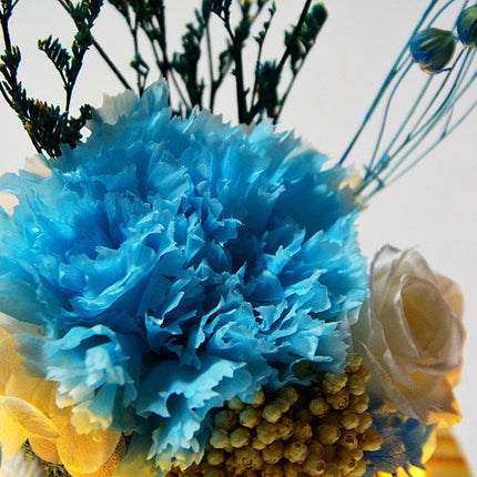 Carnation Eternal Flower Glass Cover Finished Gift Box