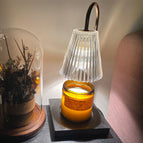 Clear light morning glory / Marble base / US