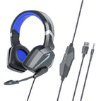 Black blue / Luminous earphones
