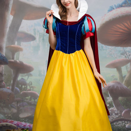 Rflong Dress Halloween Stage Costume Cape Plus Size
