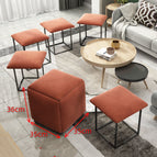 Coffee fleecy / Sponge cushion 36X36X38CM