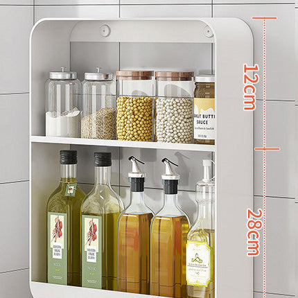 Seasoning Oil Salt Sauce Vinegar Storage Shelf Rack