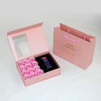 Pink / Single lipstick gift box tote