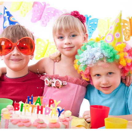 Colorful Birthday Cake 3d Paper Carving Greeting Card