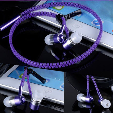 Glowing Zipper Earphones