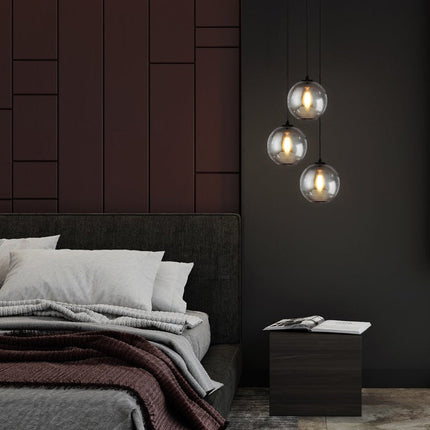 Nordic Creative Glass Chandelier Cafe