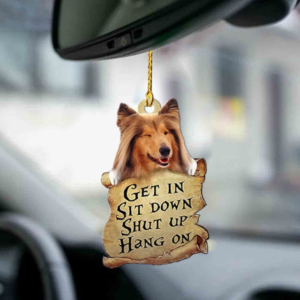 Car Pendant Sleeping Dog Angel Home Decor Acrylic Showcase Hanging Ornaments For Doors