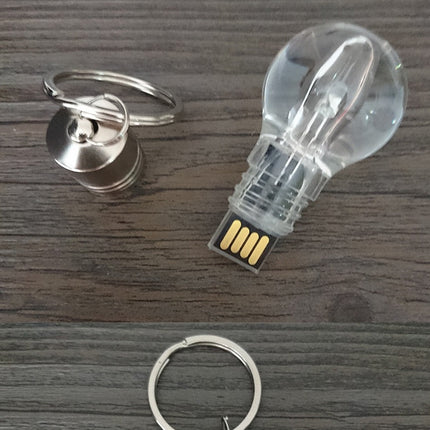 Creative Acrylic Luminous Bulb U Disk Personalized Gift Lamp