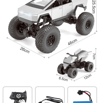 Oversized Cyberpickup Rock Crawler High-speed Full-time Four-wheel Drive Off-road Vehicle