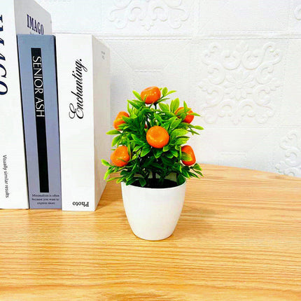 Fashionable Artificial Flower Foam Fruit Potted Plant