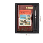 Wine red black card suit / A6