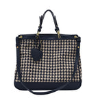 Houndstooth blue