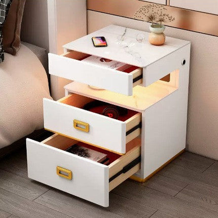 Intelligent Bedside Table Multi-function Speaker With Fingerprint Lock