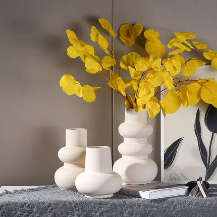 Ceramic Vase Good-looking Simple Flower Container Dining Table Home Decorations And Accessories