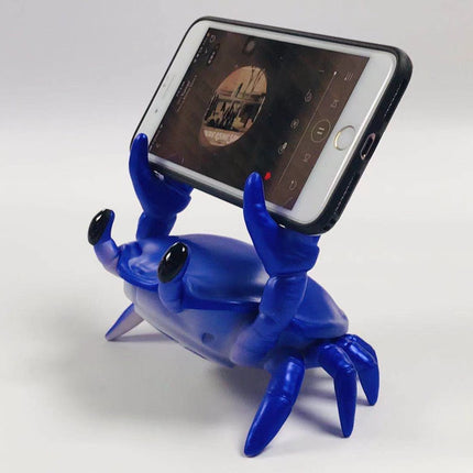 Crab Bluetooth Mobile Phone Desktop Lazy Bracket Audio
