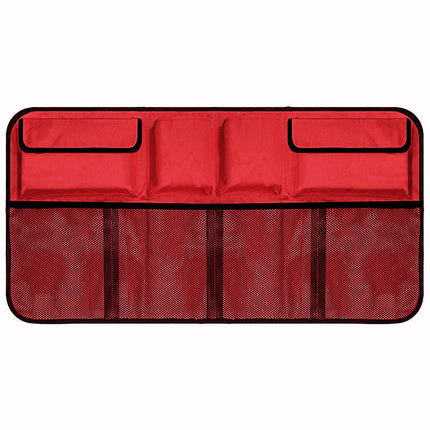 Large-capacity SUV Rear Seat Back Bag Sundries Storage Bag With Net Pocket