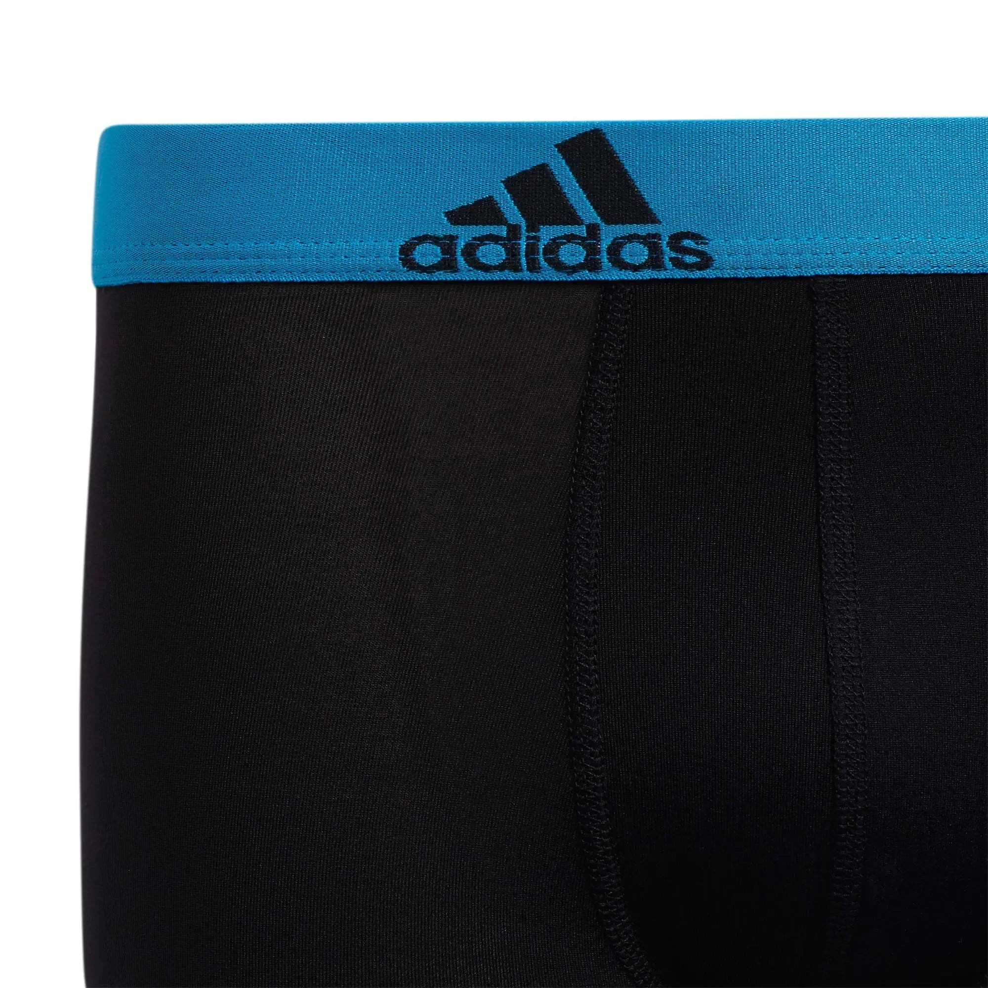 adidas Kids-Boy's Performance Boxer Briefs Underwear (4-Pack) Large Black/Solar Blue/Semi Solar Slime Green