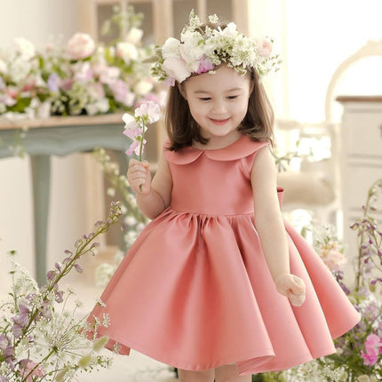 Summer Puffy Yarn Western-style Dress Female Baby One-year-old Dress Birthday Flower Girl Children's Skirt