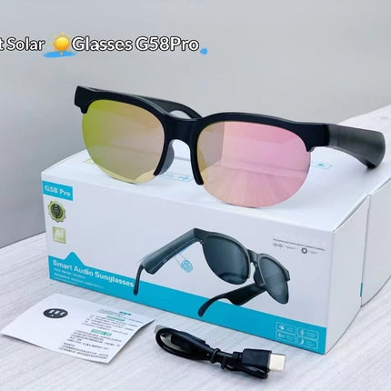 AI Smart Translation Bluetooth Earphone Glasses