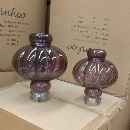 Creative New Lantern Glass Vase Living Room Dining Table Flower Arrangement