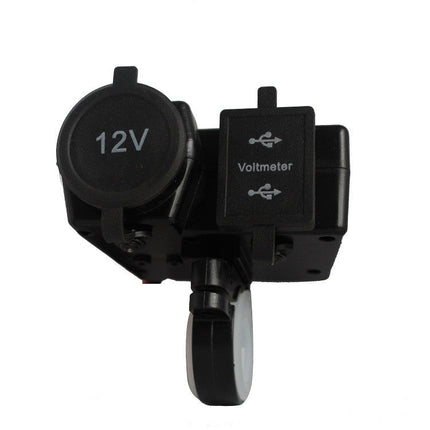Motorcycle Scooter Car Refitting Accessories Cigarette Lighting Dual USB Refitting Car Charger With Wire 42A
