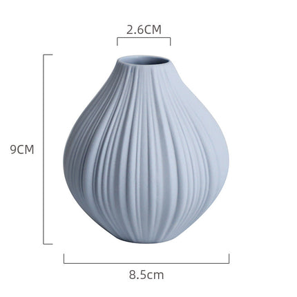 Mini Ceramic Vase Modern Minimalist Dining Table