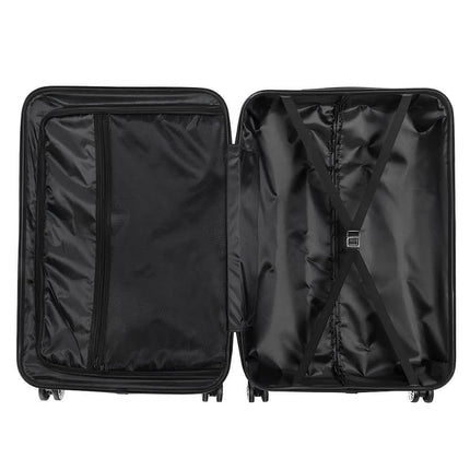3-Piece Hard Shell Luggage Set with TSA Lock – 20/24/28 Inch 360° Spinner Wheels