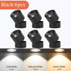 Black 7W / White light / 6PCS