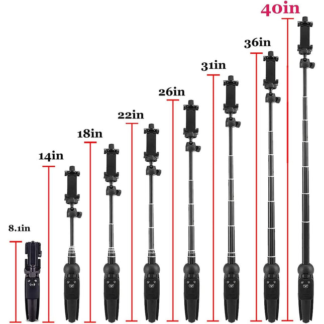 Aluminum Alloy Selfie Stick Phone Tripod
