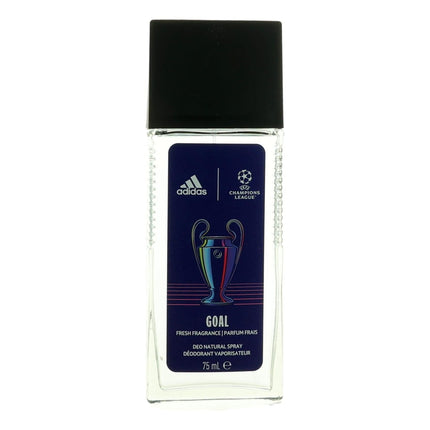 Adidas UEFA Champions League Goal, 2.5oz Deo Natural Spray men