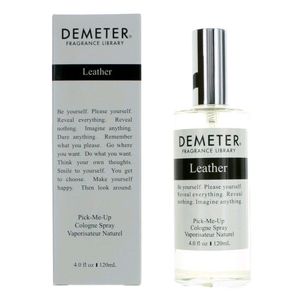 Leather, 4 oz Cologne Spray for Men