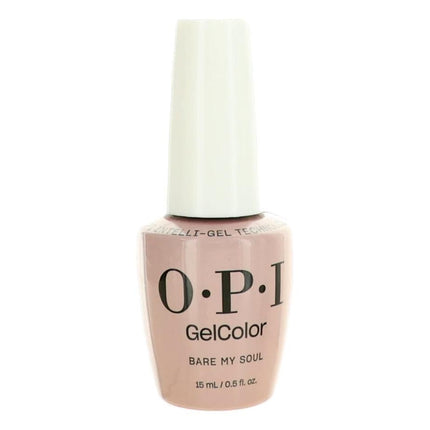OPI Gel Nail Polish, .5 oz Gel Color- Bare My Soul