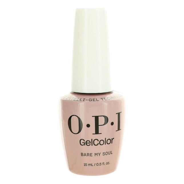 OPI Gel Nail Polish, .5 oz Gel Color- Bare My Soul