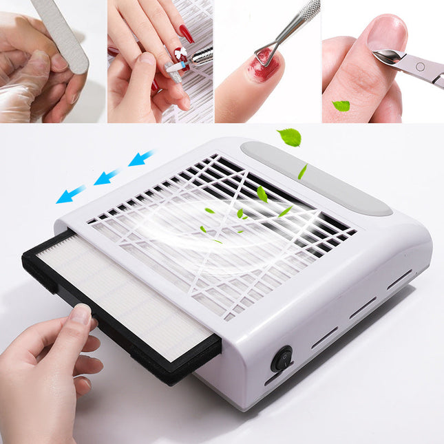 High Power Nail Dust Collector With Adjustable Speed