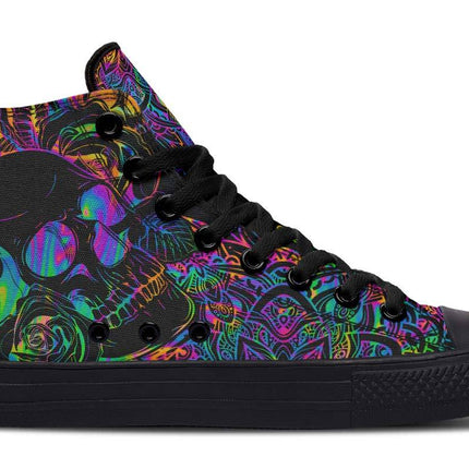 Printed Couple High-top Canvas Shoes
