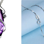 Purple A with chain